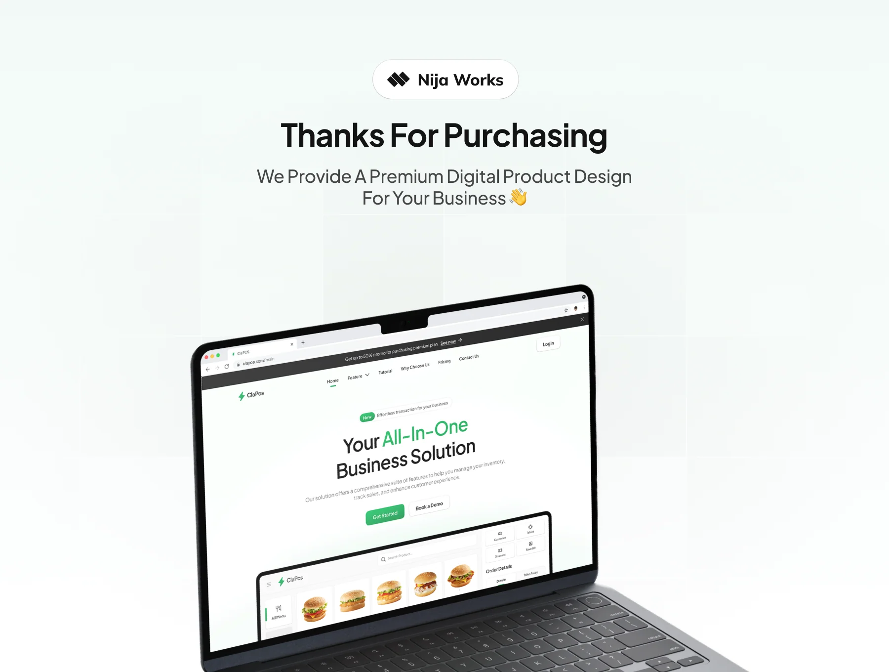 ClaPos - POS Website UI KIT 6