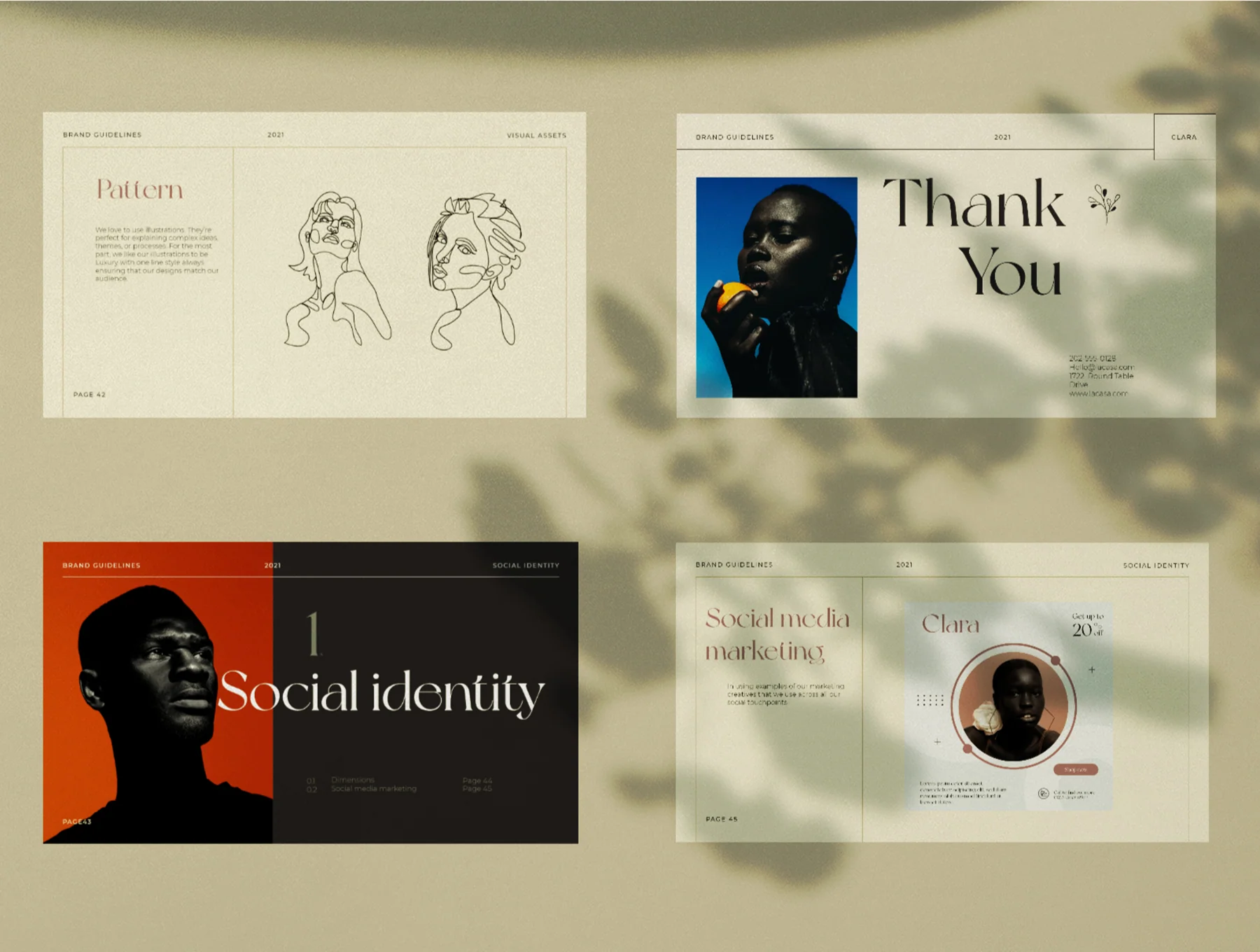 CLARA - Brand Guidelines Template 10