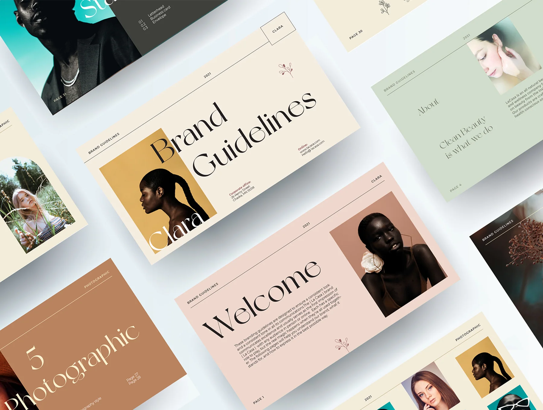 CLARA - Brand Guidelines Template