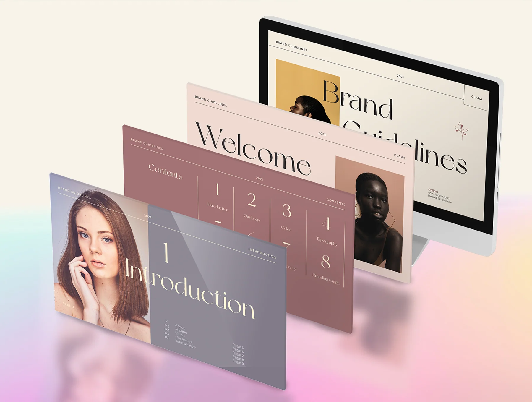 CLARA - Brand Guidelines Template 3