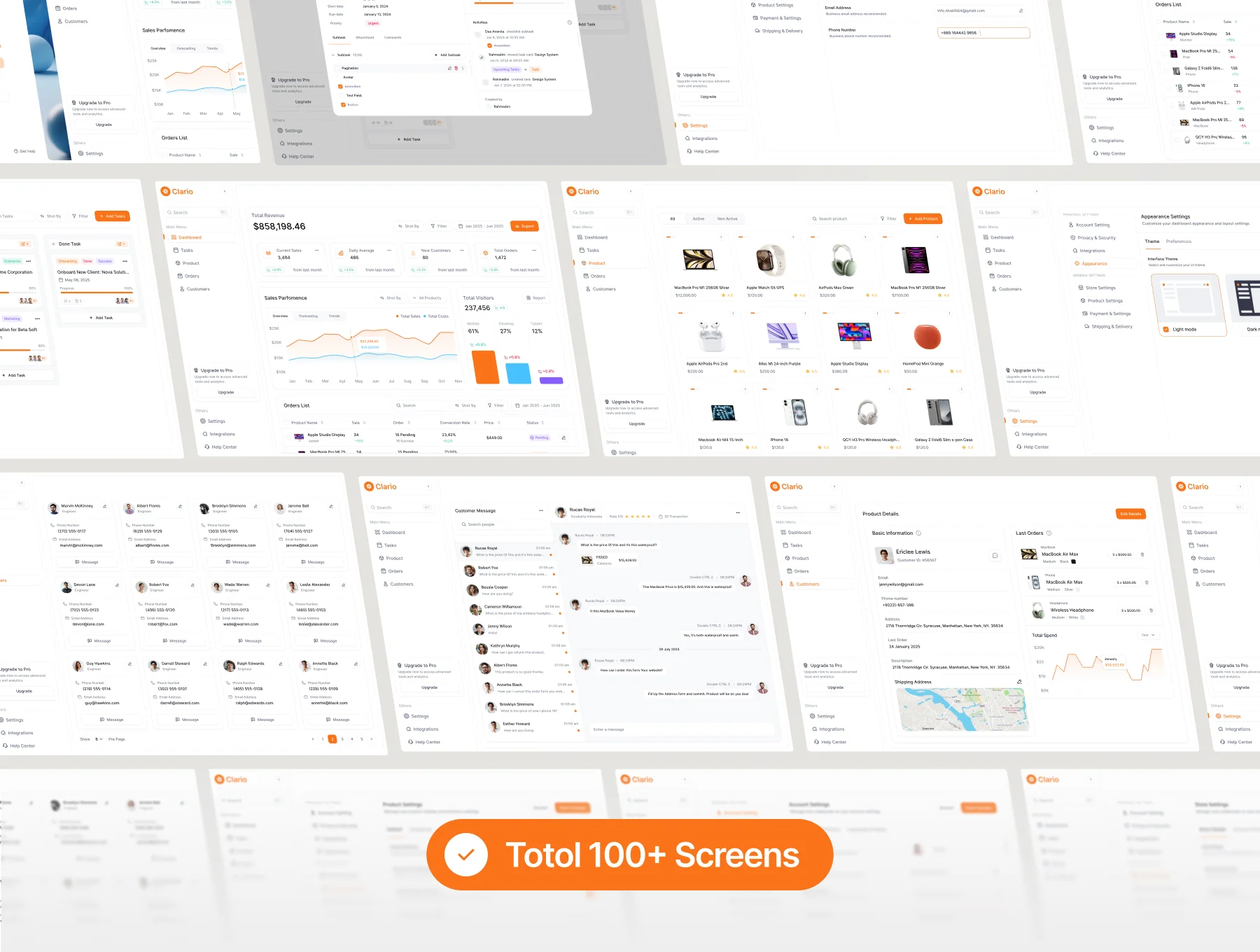 Clario - Sales CRM Platform Dashboard 5