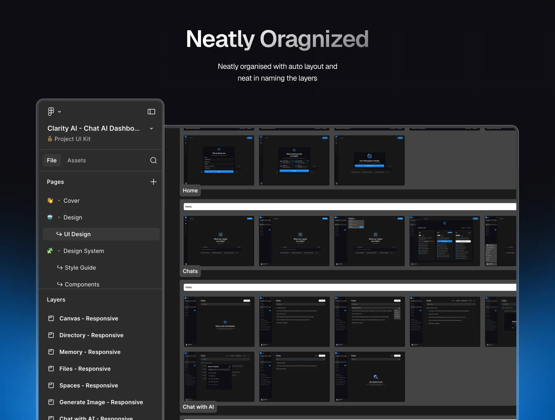 Clarity - Chat AI dashboard UI Kit 4