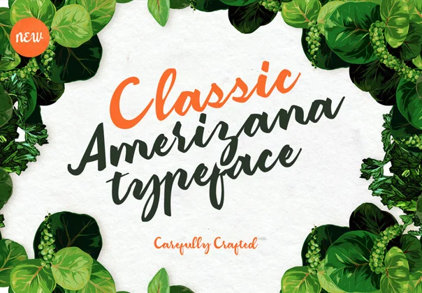 Classic Amerizana Regular Typeface