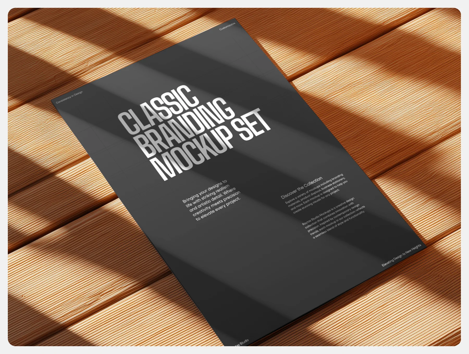Classic Branding Mockup Set 8
