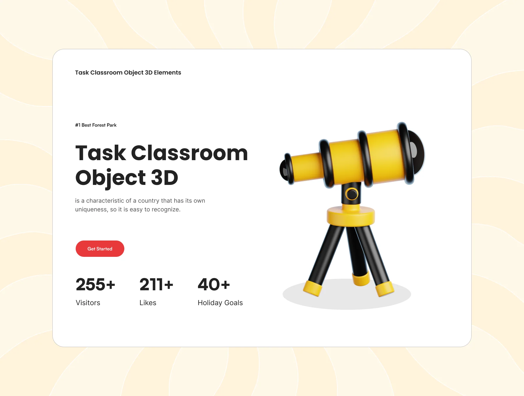 Classroom Object 3D Icon 3