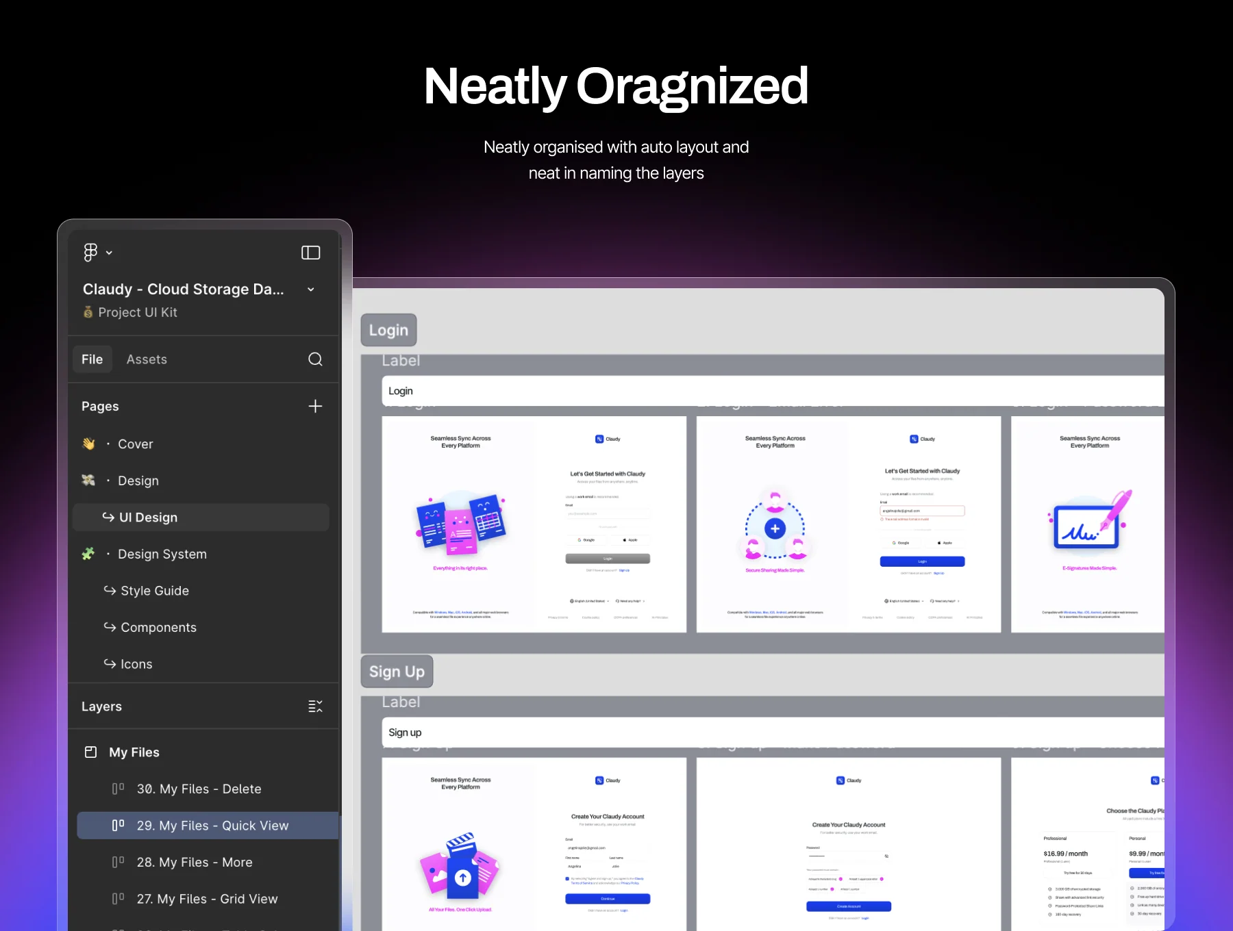Claudy - Cloud Storage UI Kit 4