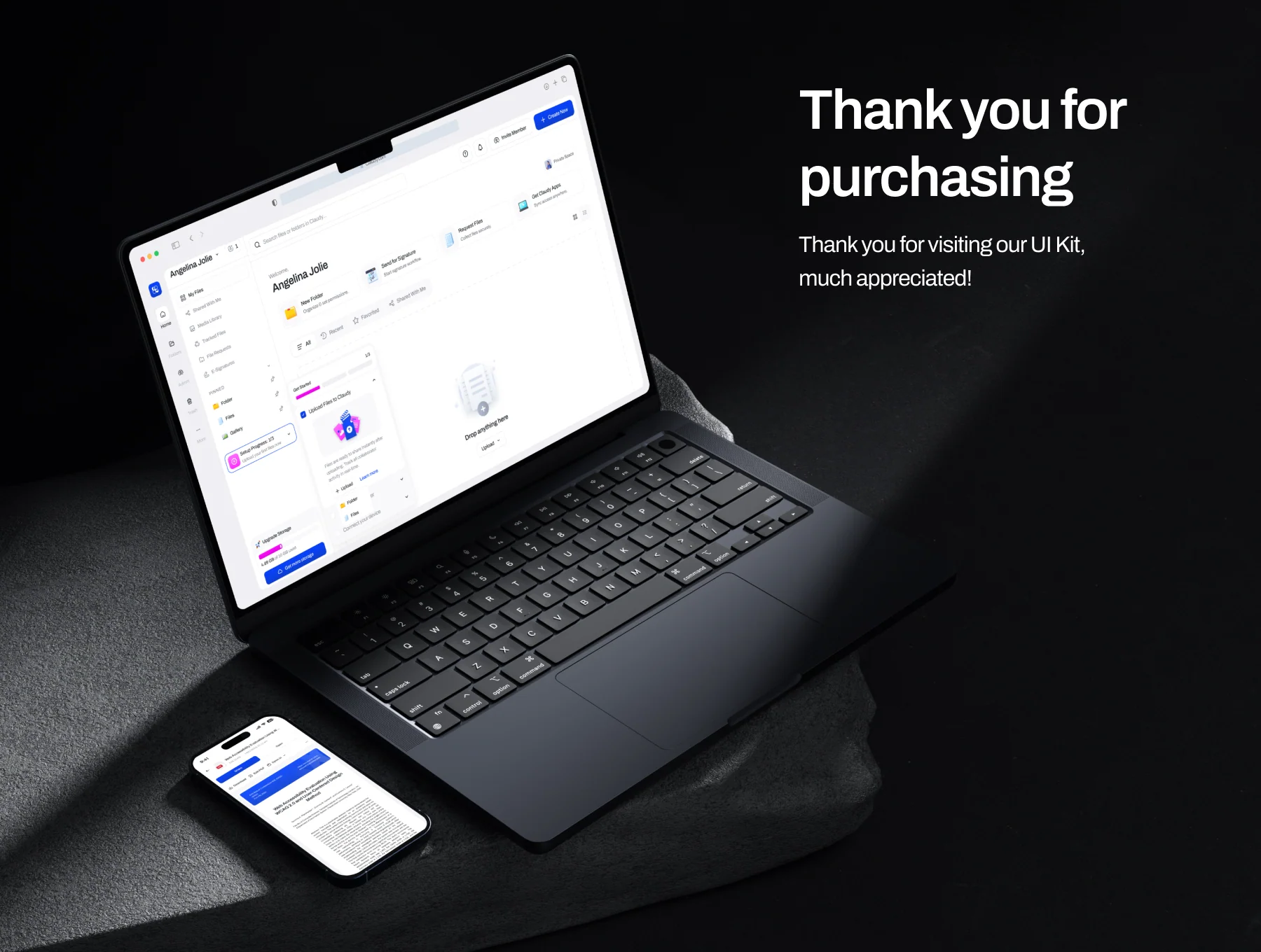 Claudy - Cloud Storage UI Kit 8