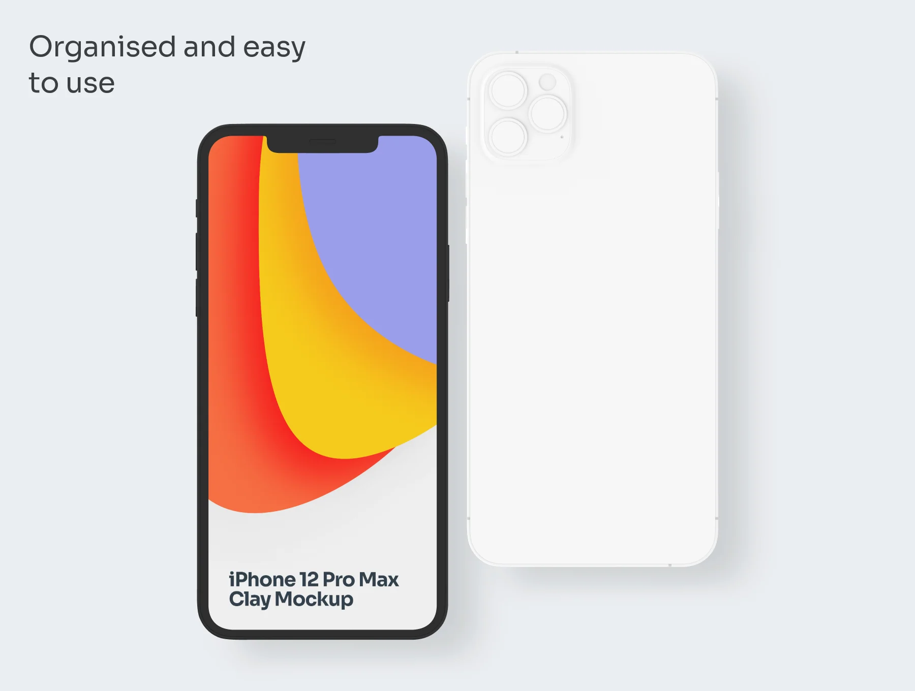 Clay iPhone 12 Pro Max Mockups 6