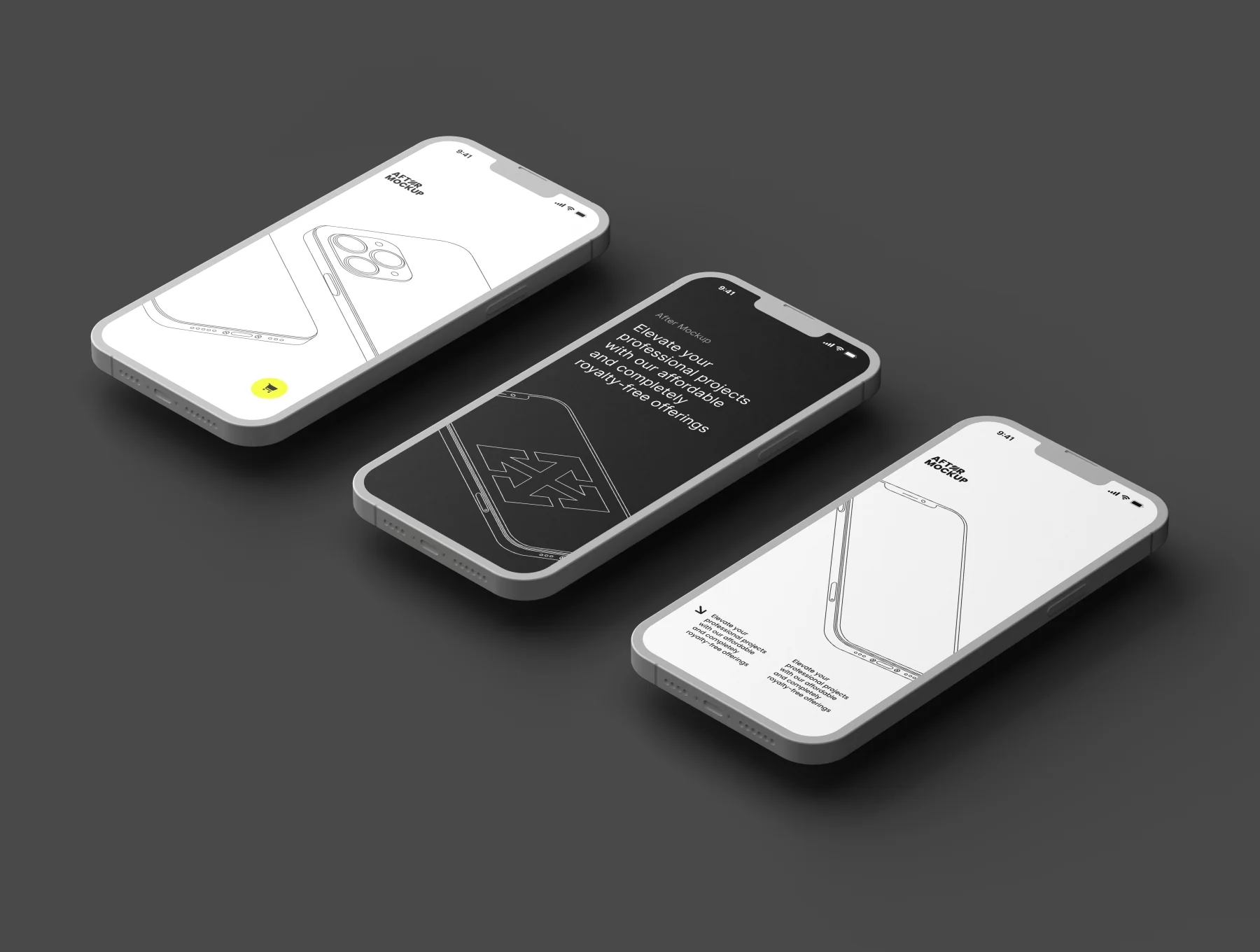 Bundle Clay iPhone Mockups 6