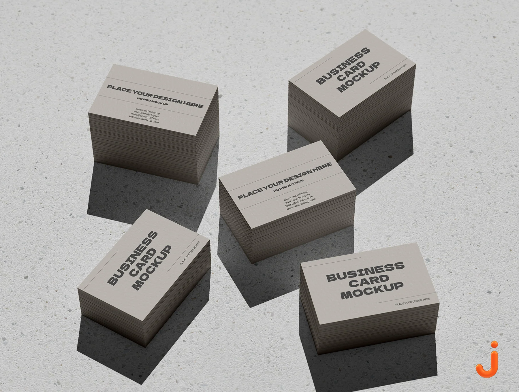 Clean and Minimal Business Card Mockups 9