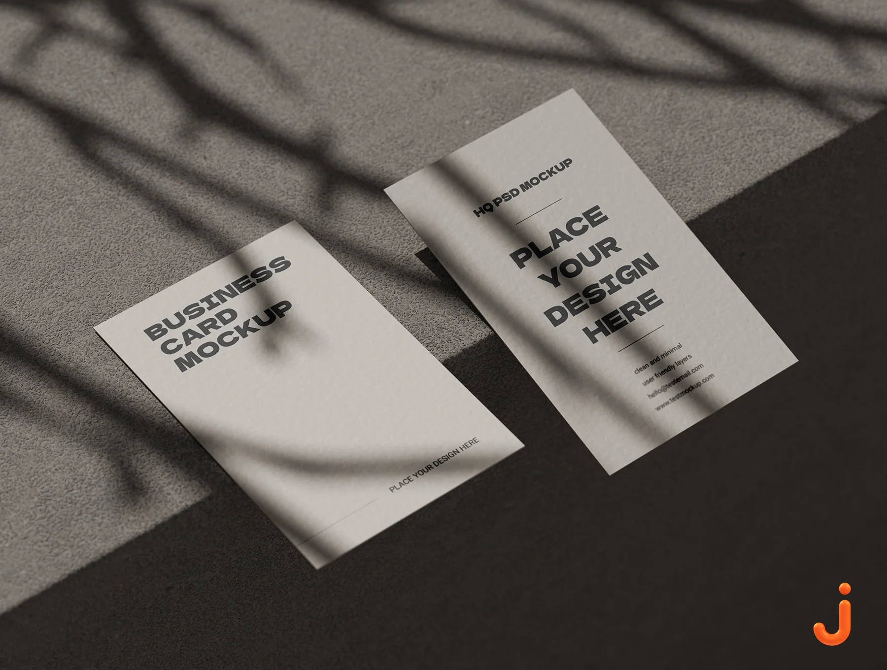 Clean and Minimal Business Card Mockups 6