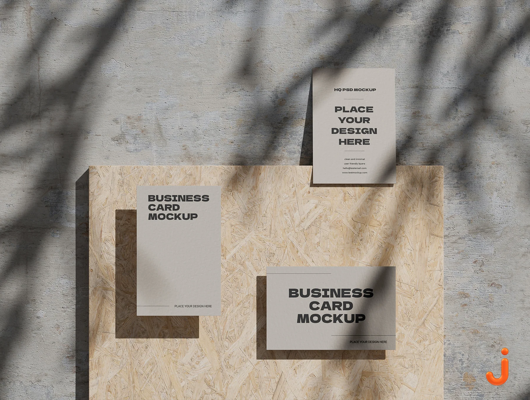 Clean and Minimal Business Card Mockups 7