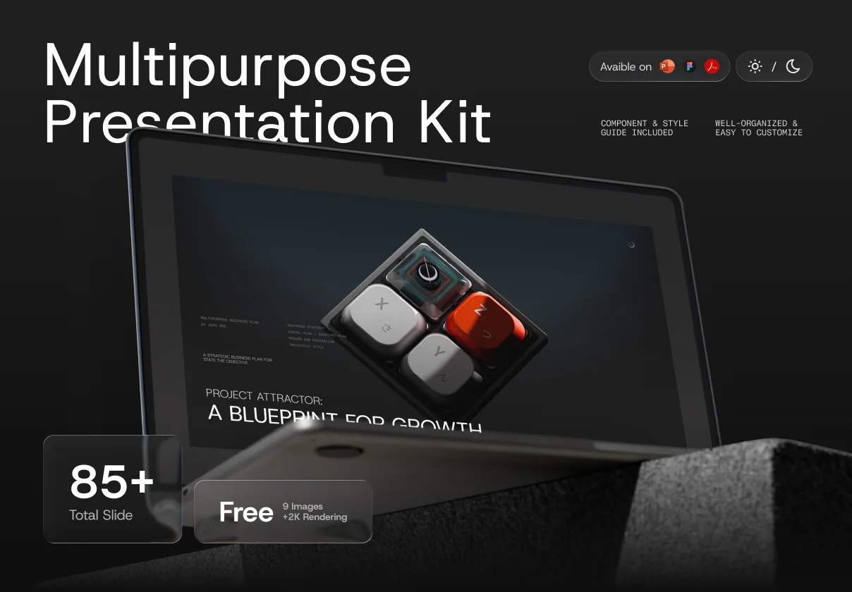 Clean & Modern  Multipurpose Presentation Kit