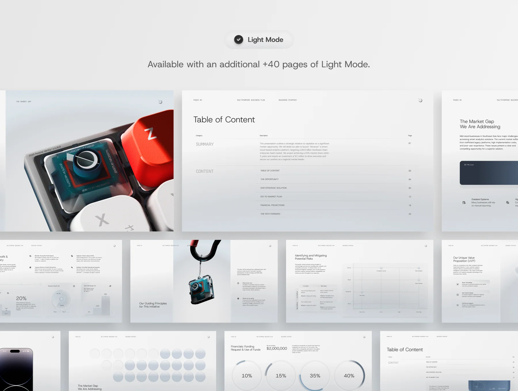 Clean & Modern  Multipurpose Presentation Kit 5