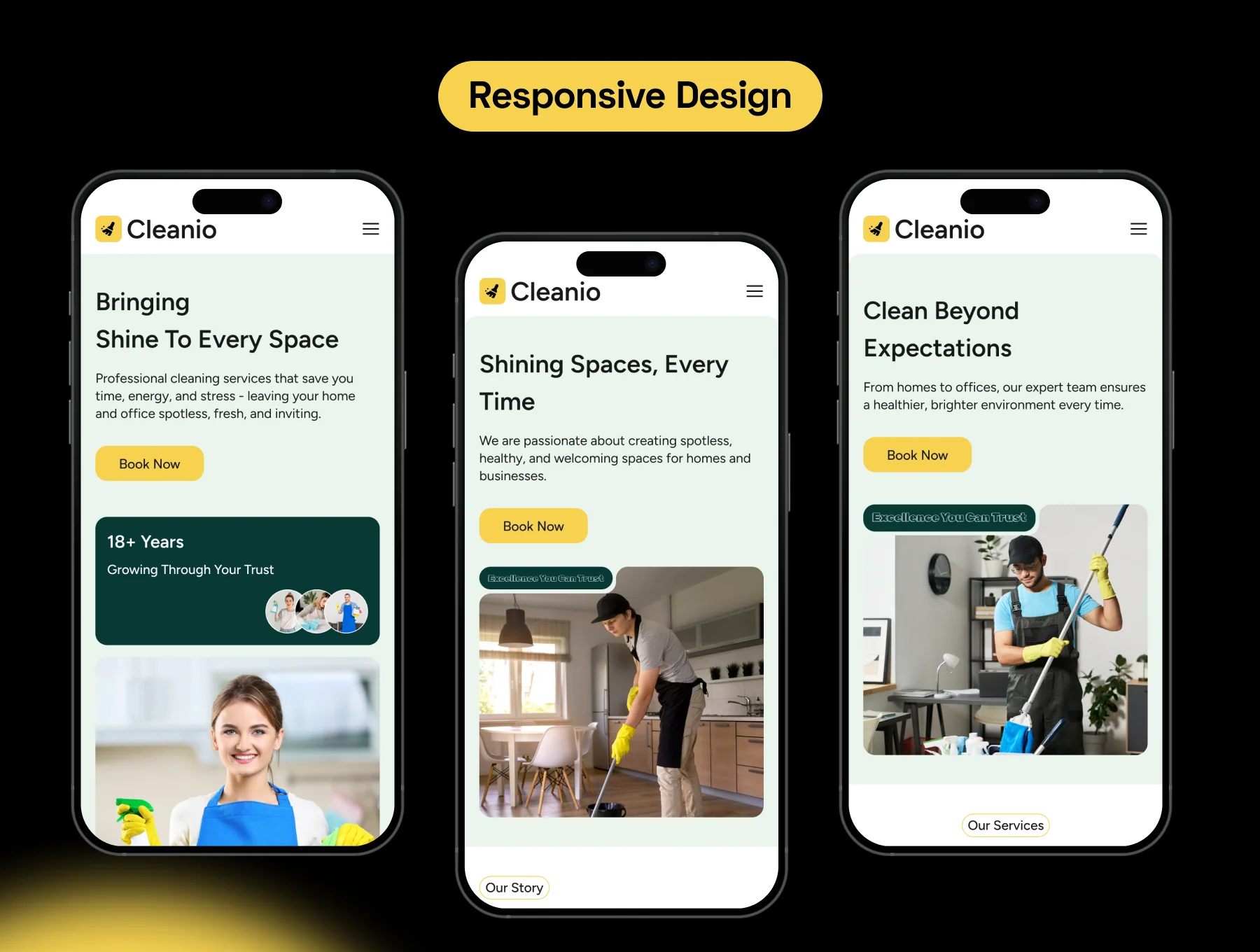 Cleanio - Home Service Website Template UI Kit 7