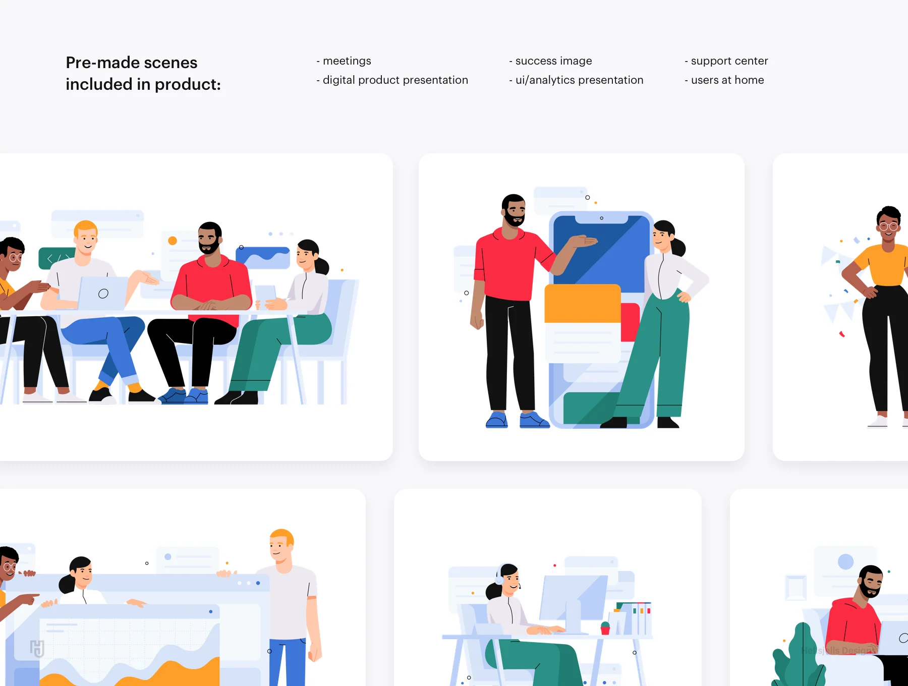 Clean Technology Character & Scene illustrations 3