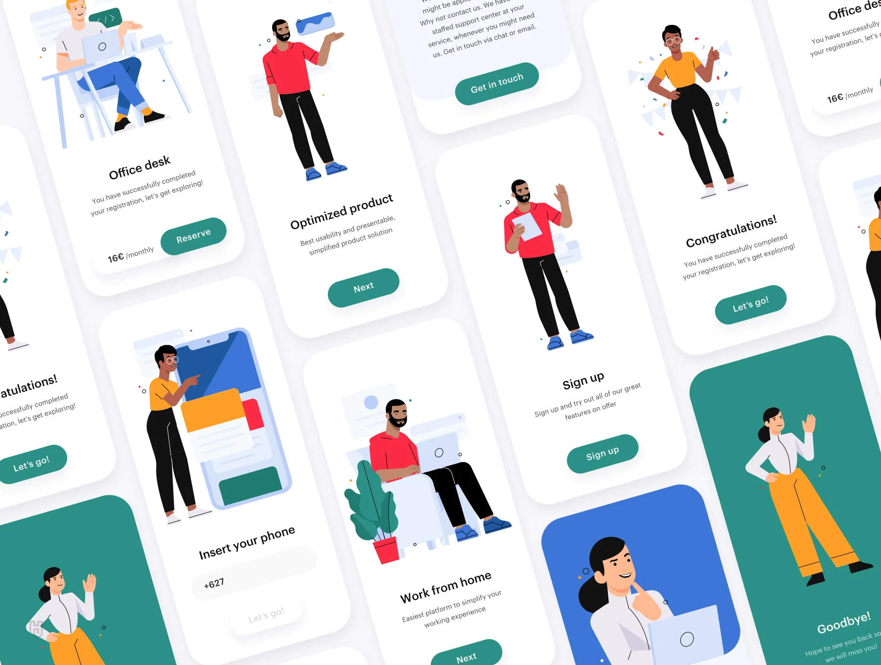 Clean Technology Character & Scene illustrations 6