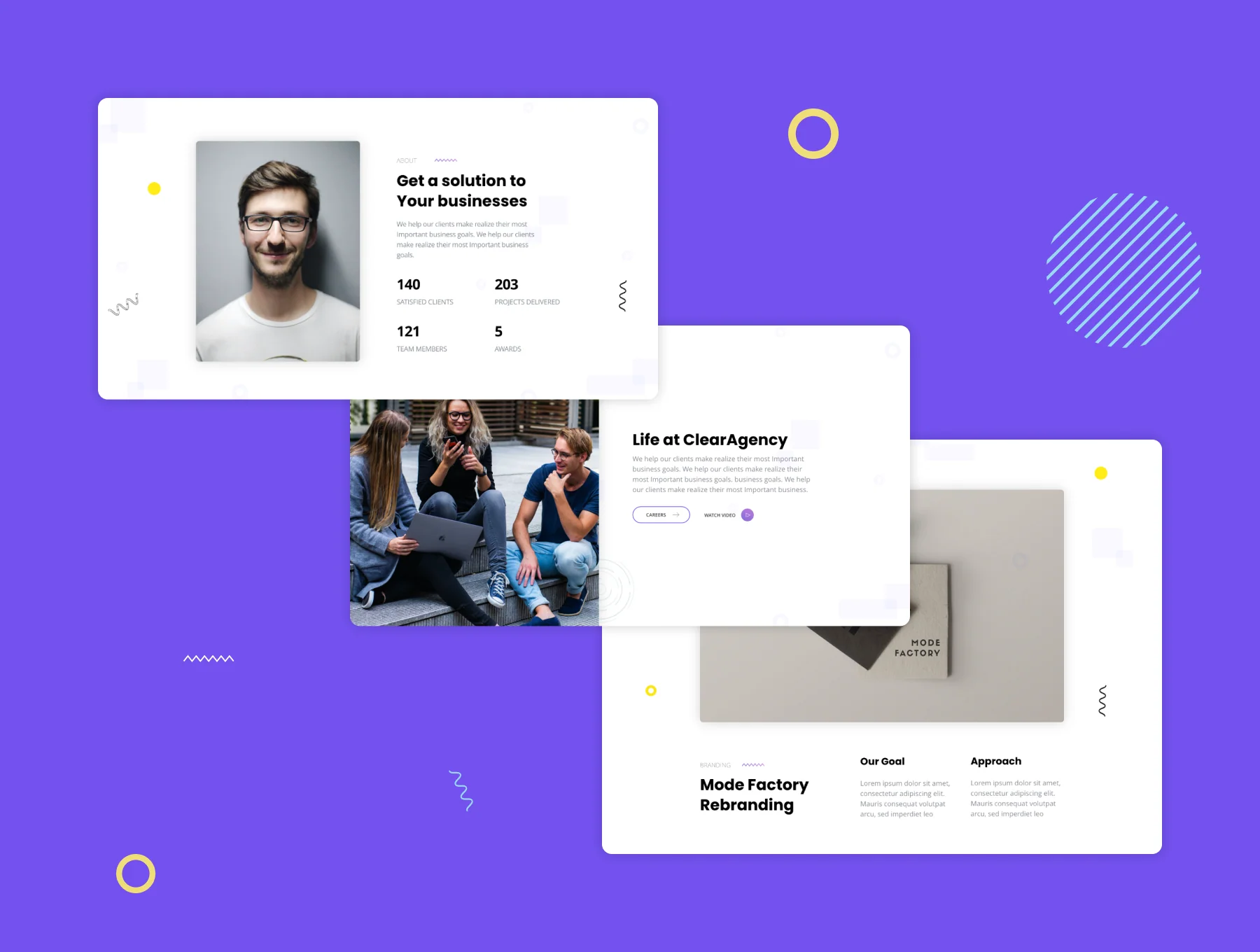 ClearAgency - Digital agency website template 5
