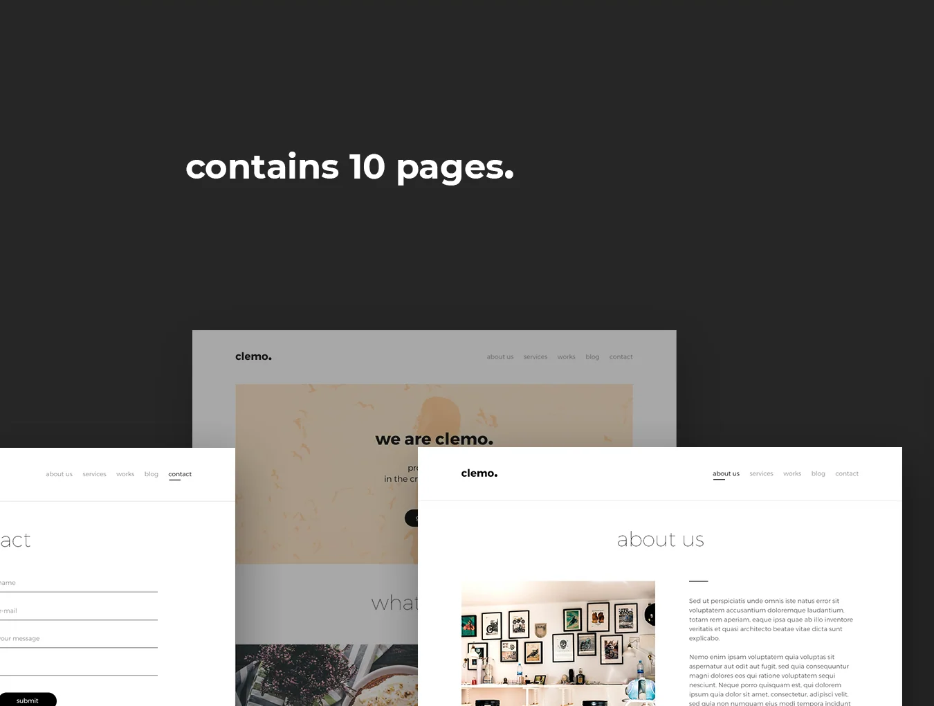 Clemo Multipurpose Template 3
