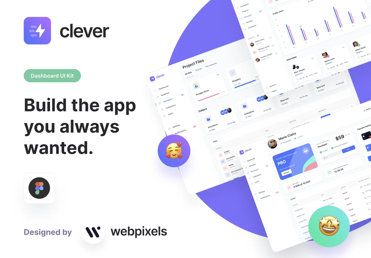 Clever – Dashboard UI Kit