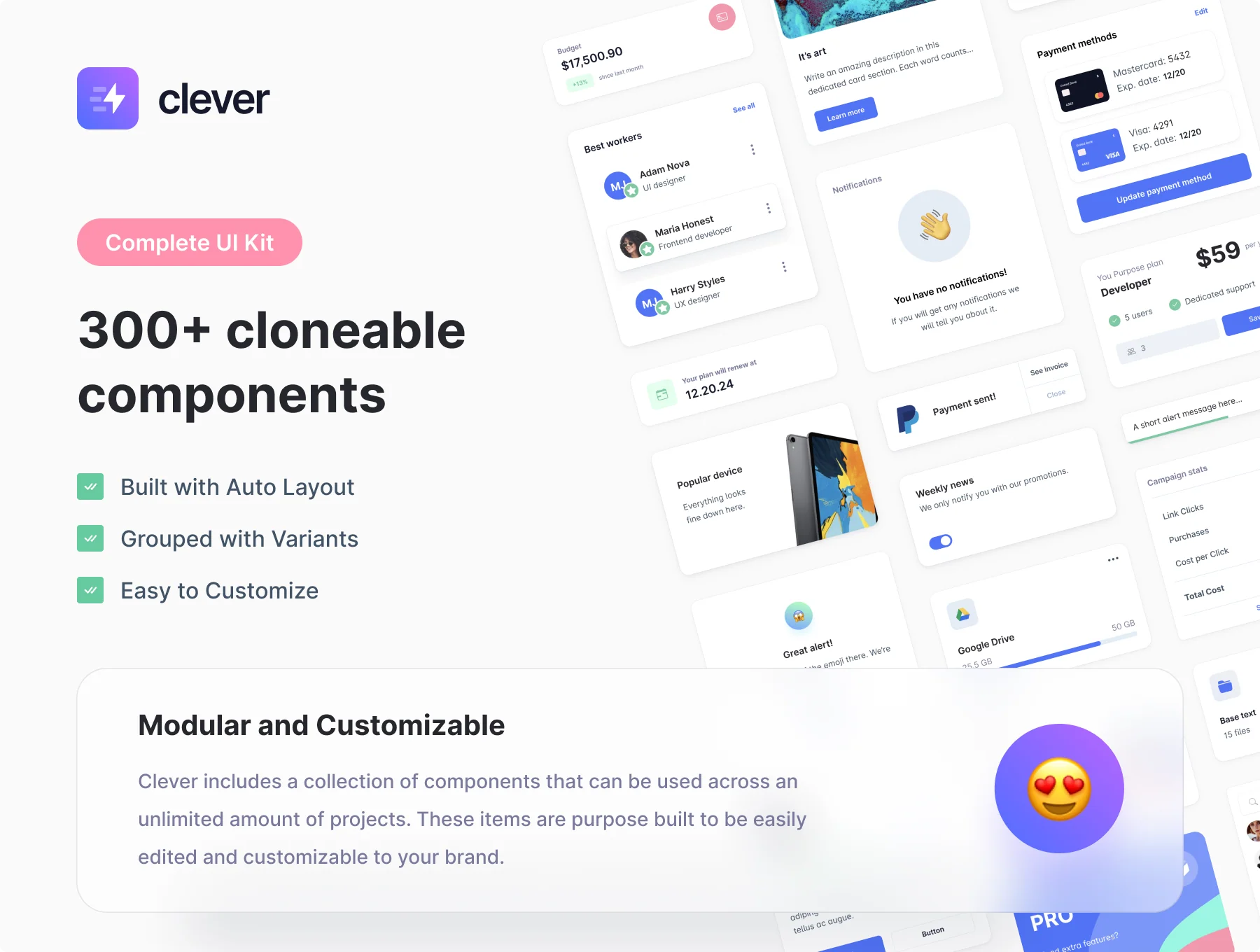 Clever – Dashboard UI Kit 3