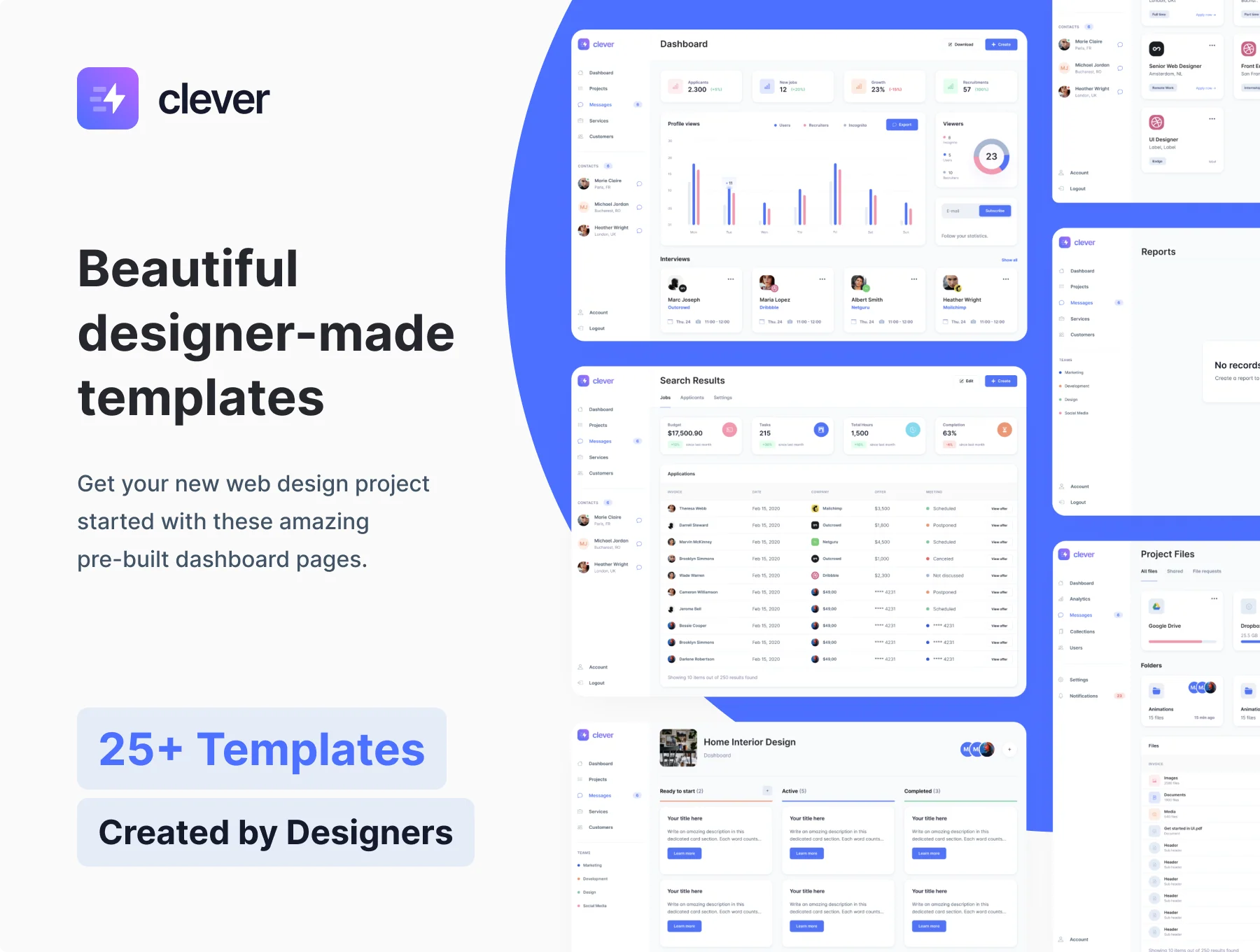 Clever – Dashboard UI Kit 5