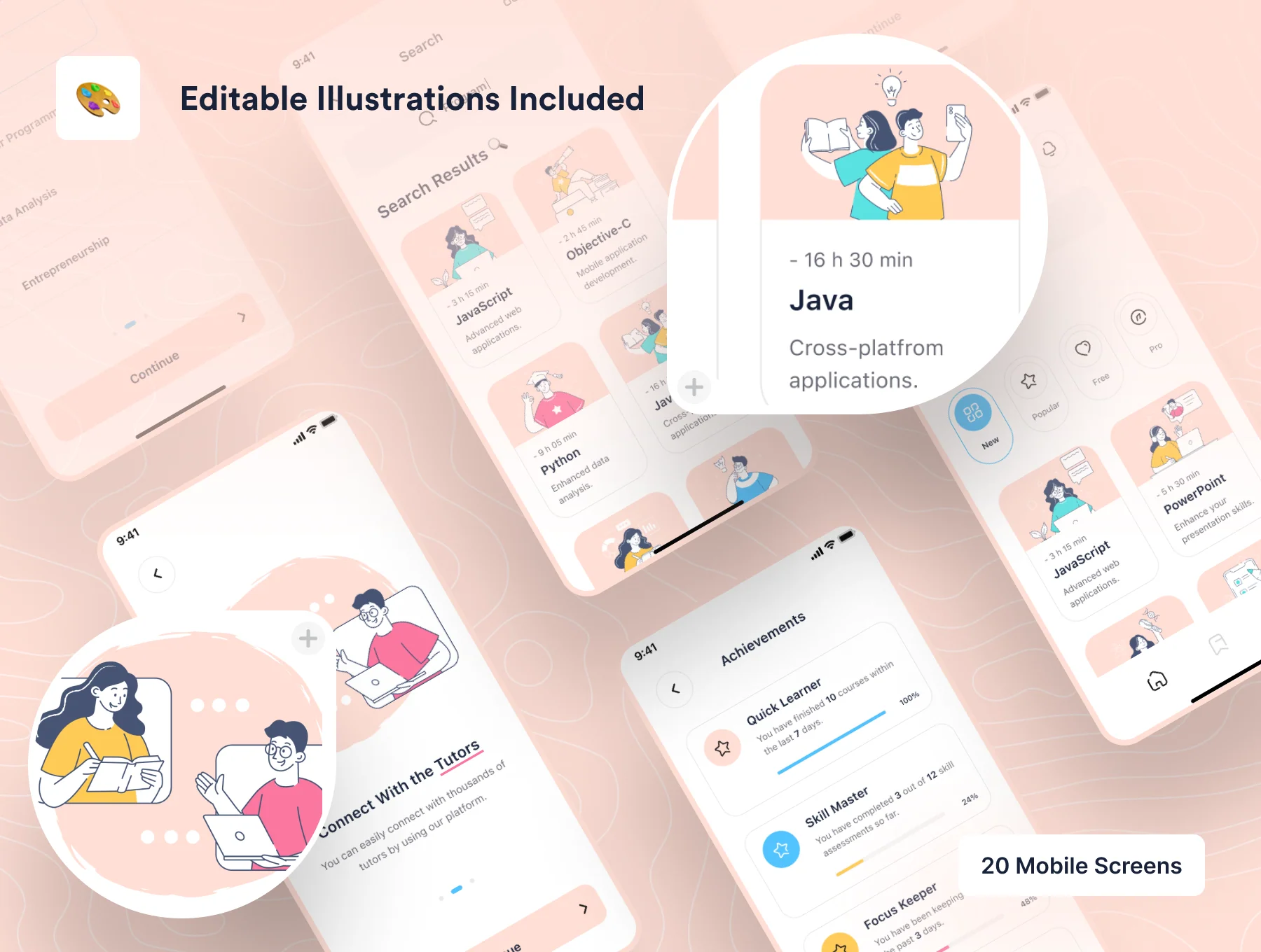 Cleverly: Distance Learning UI Kit 6