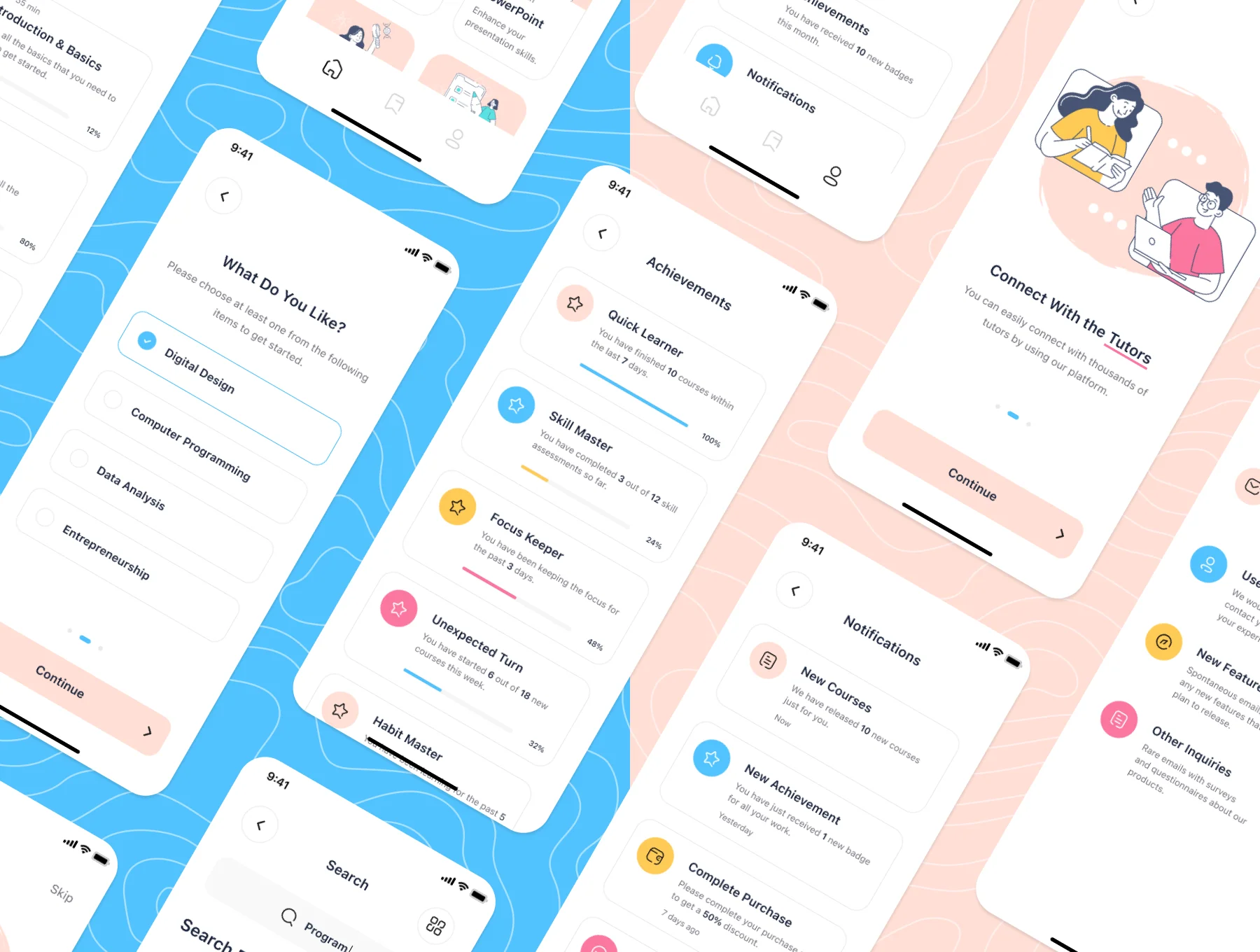 Cleverly: Distance Learning UI Kit 8