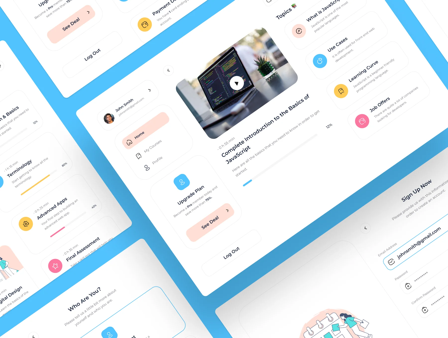 Cleverly: Distance Learning Web UI Kit 7