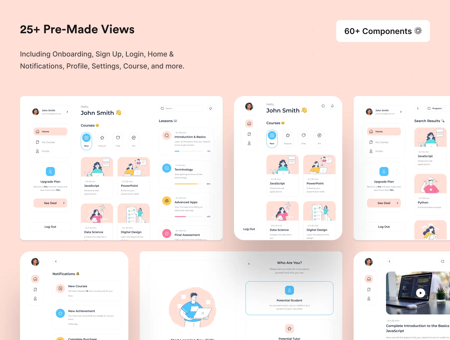 Cleverly: Distance Learning Web UI Kit 8