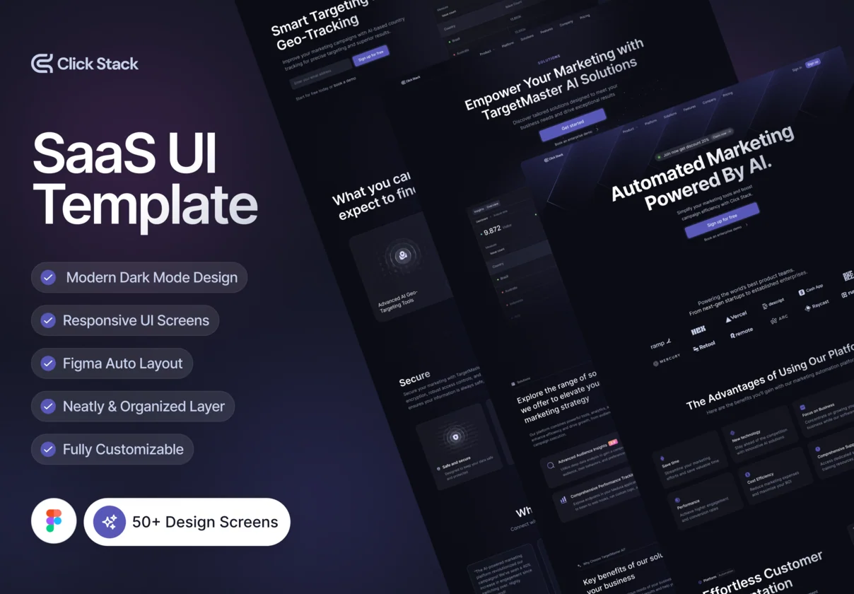 Click Stack - SaaS Web Templates