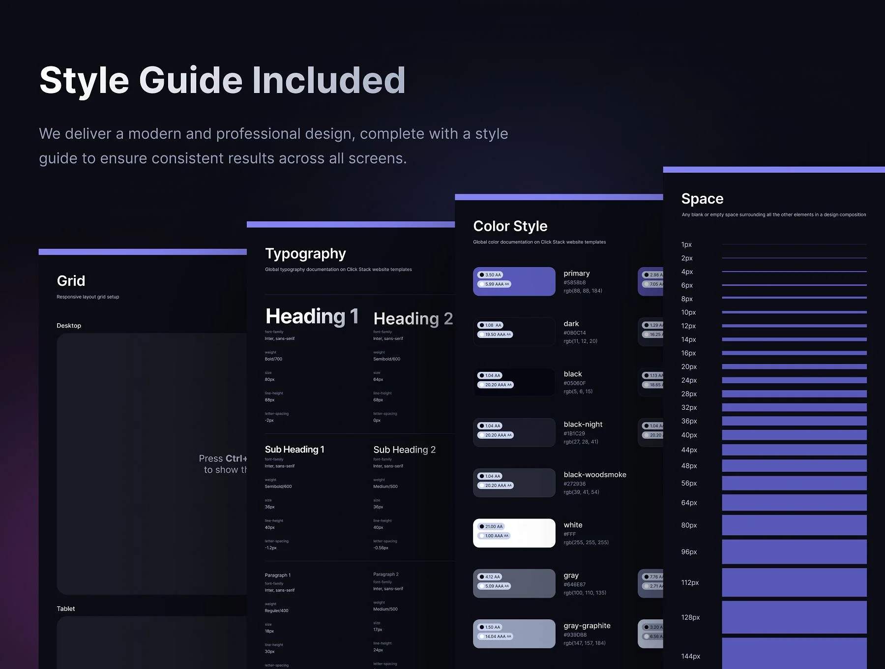 Click Stack - SaaS Web Templates 5