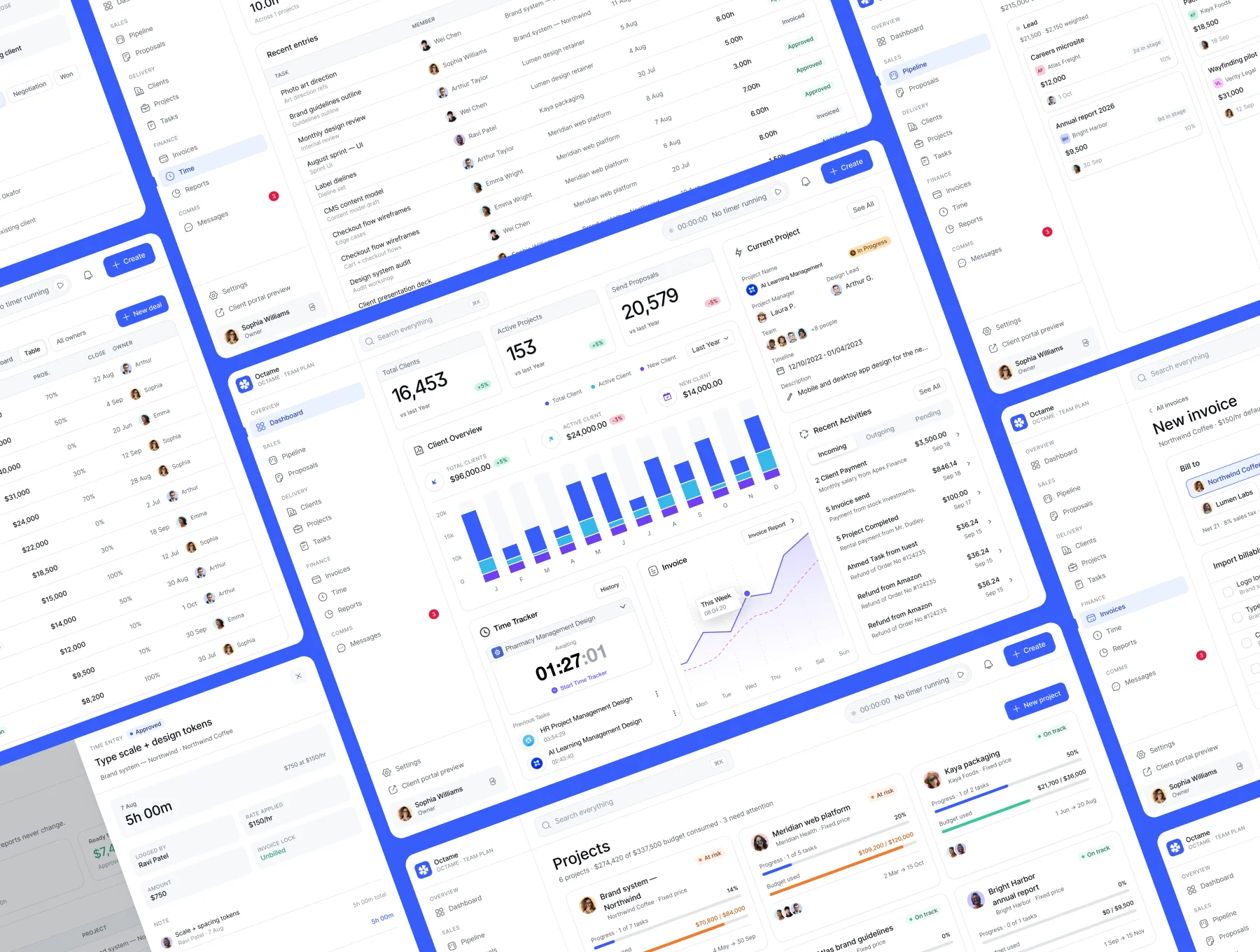 Client Management Web App UI Kit 4