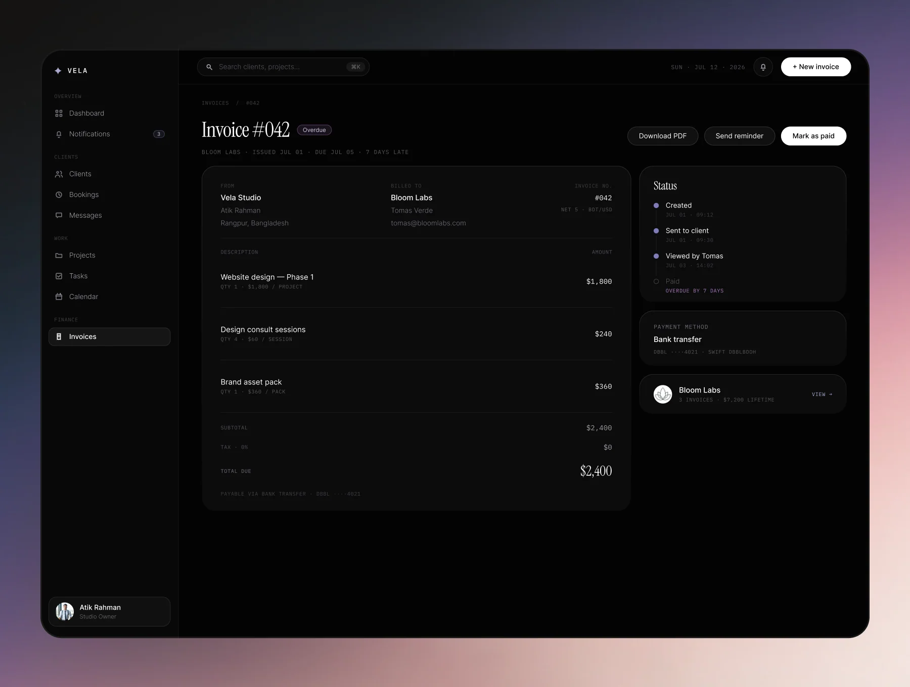 Client onboarding  project tracker 2