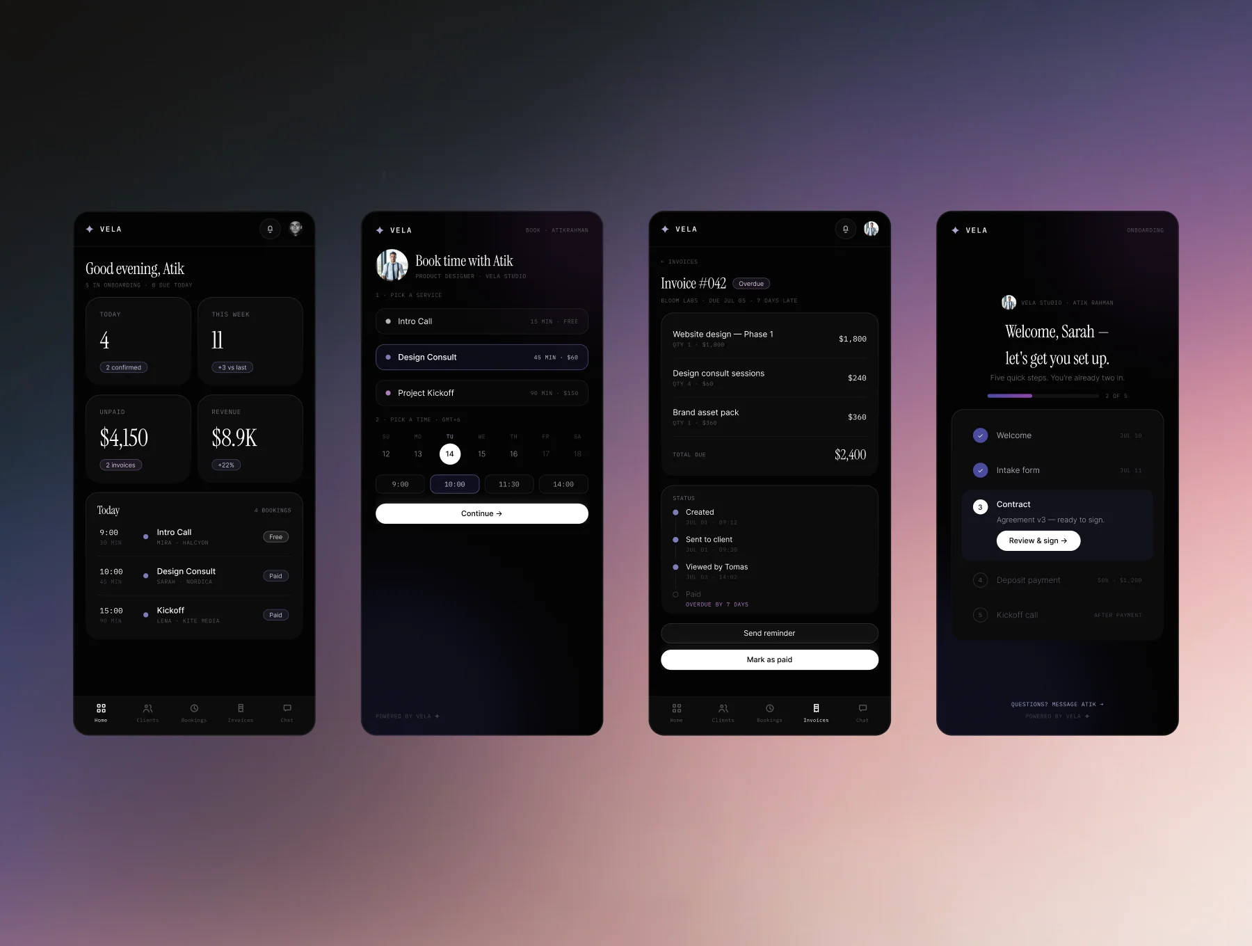 Client onboarding  project tracker 4