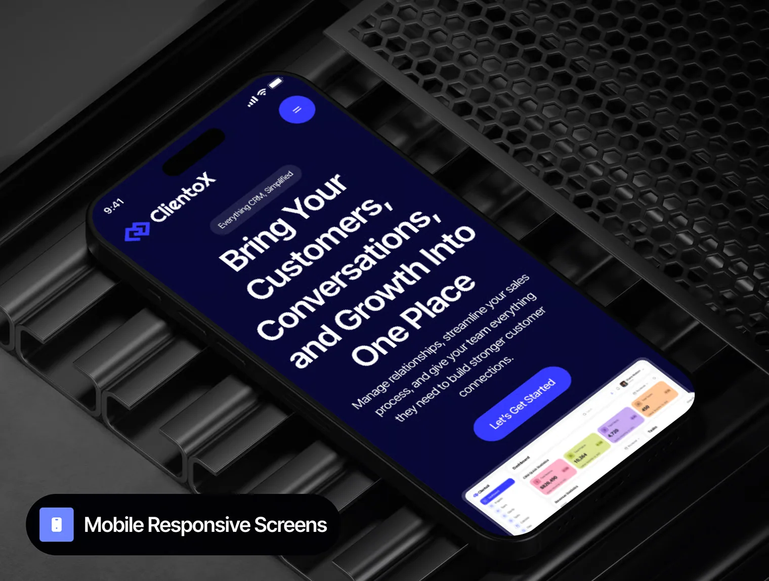 ClientoX - SaaS CRM Website UI Kit 8