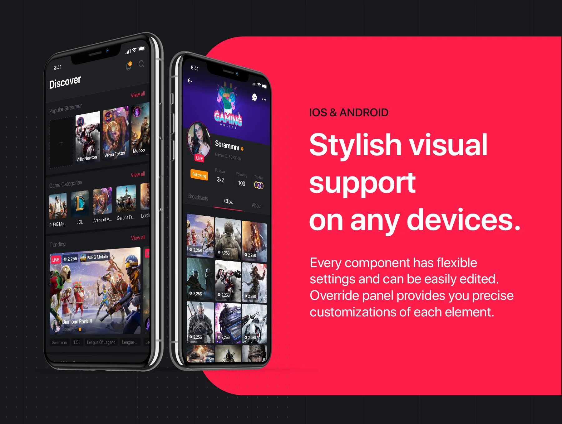 Climax - Live Game Streaming UI Kit 5