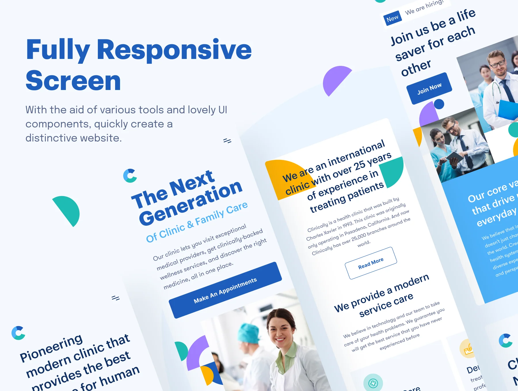 Clinically - Clinic and Hospital Website Template 3