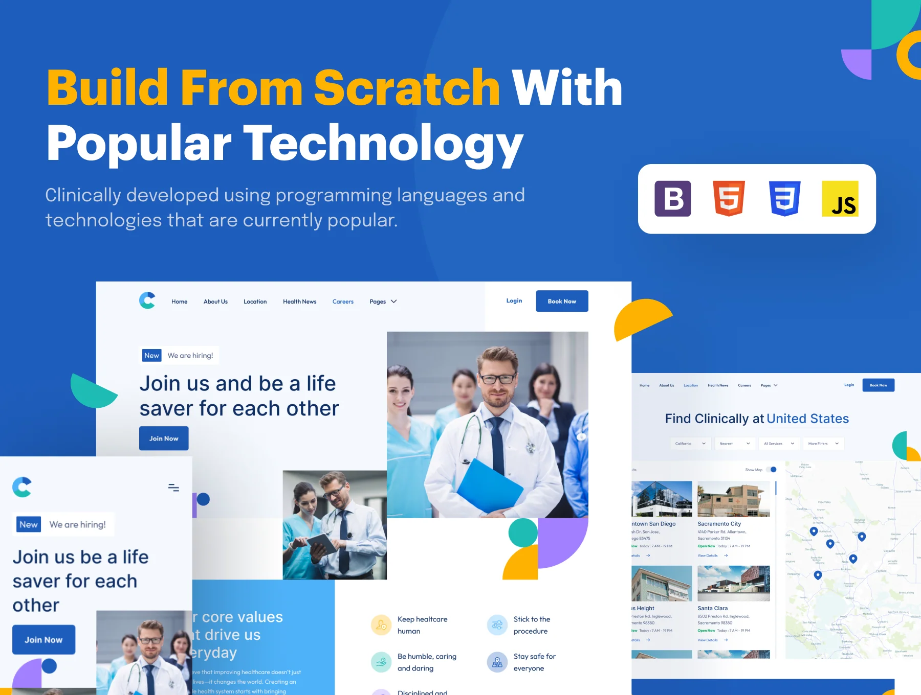 Clinically - Clinic and Hospital Website Template 4