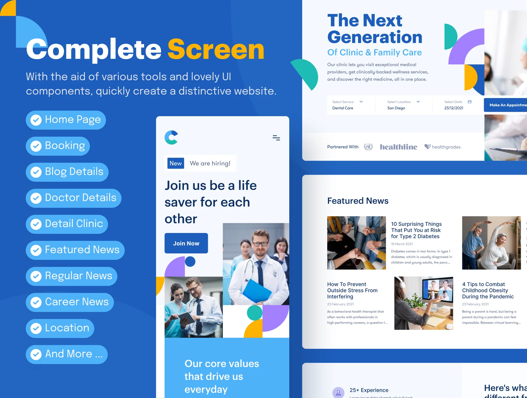 Clinically - Clinic and Hospital Website Template 5