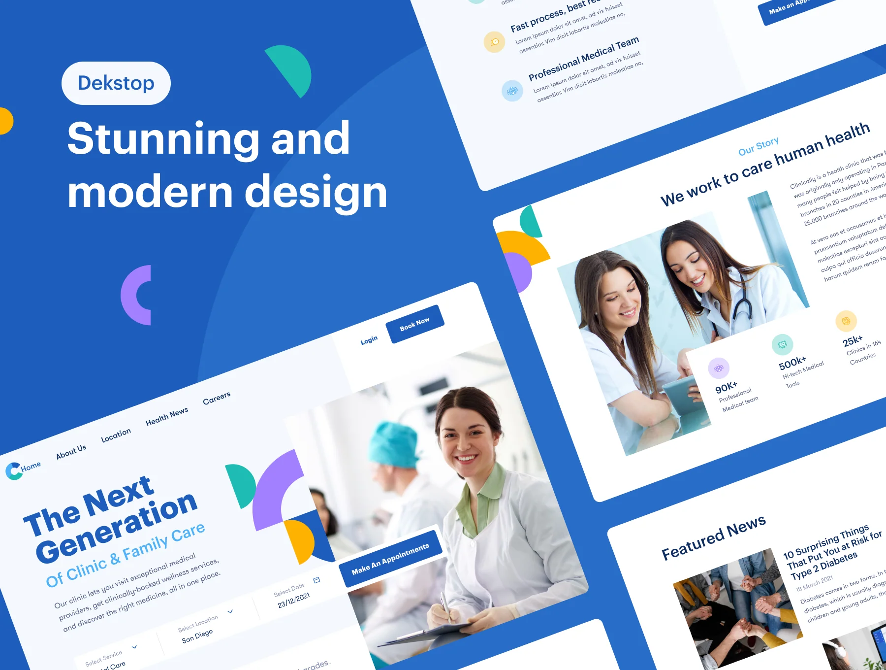Clinically - Healthcare Web UI Design Kit 5
