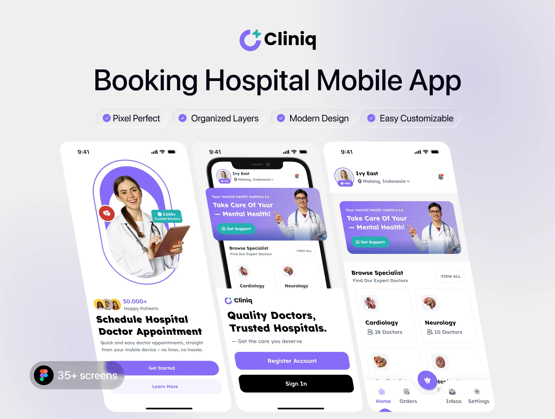 ClinicQ - Booking Hospital Mobile App