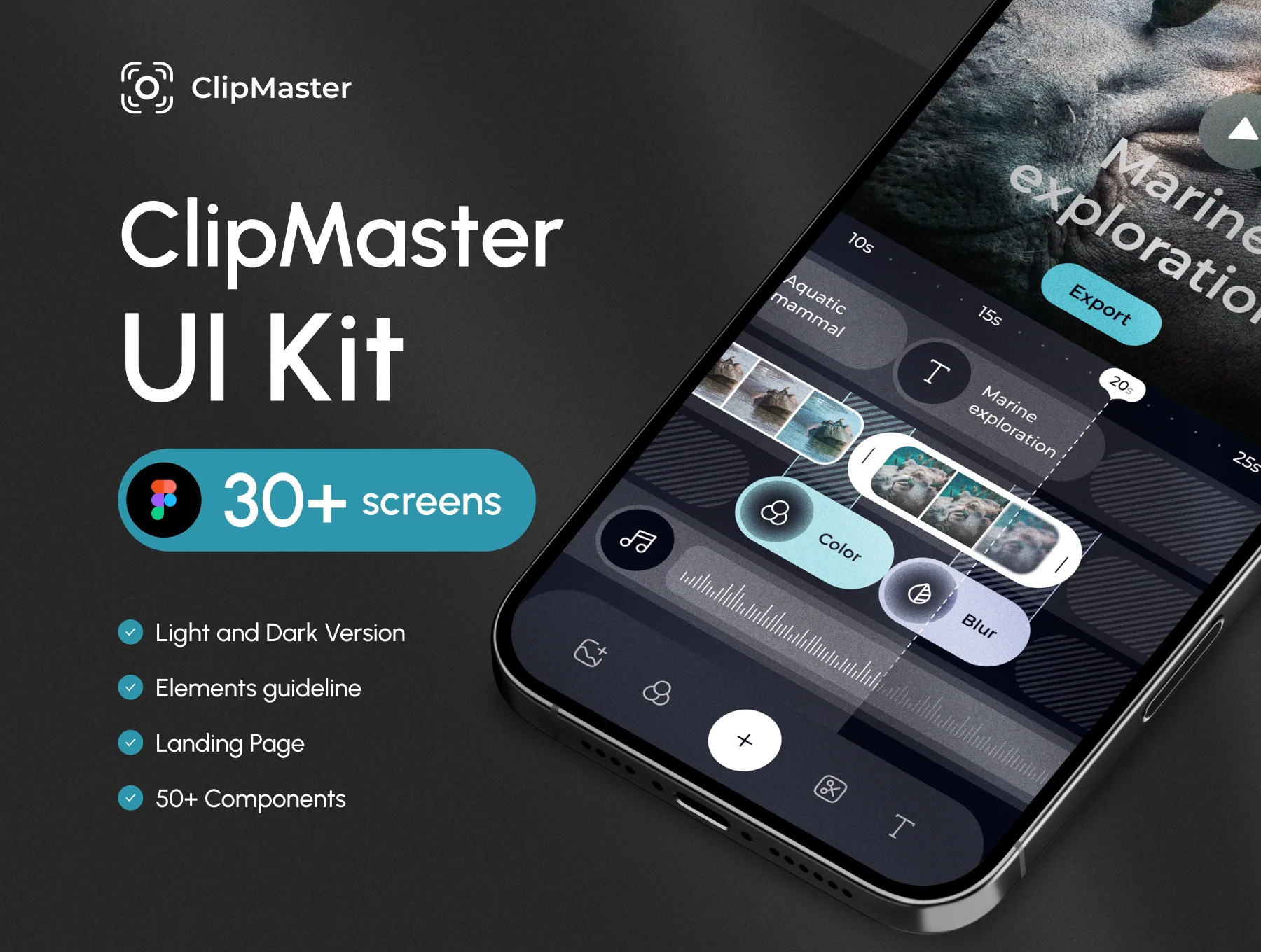 ClipMaster - Video editor App & Landing Page