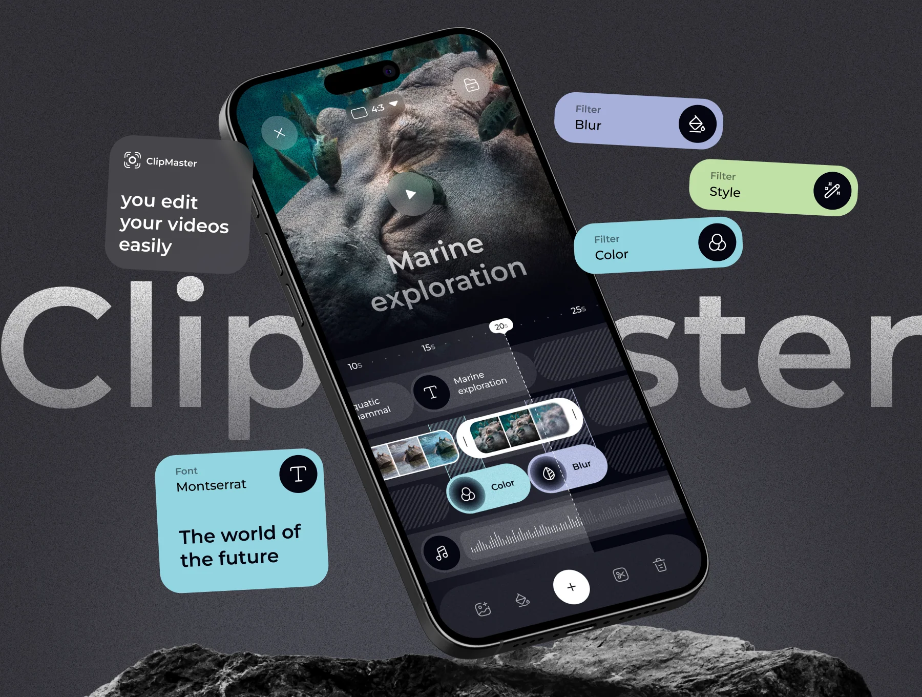 ClipMaster - Video editor App & Landing Page 2