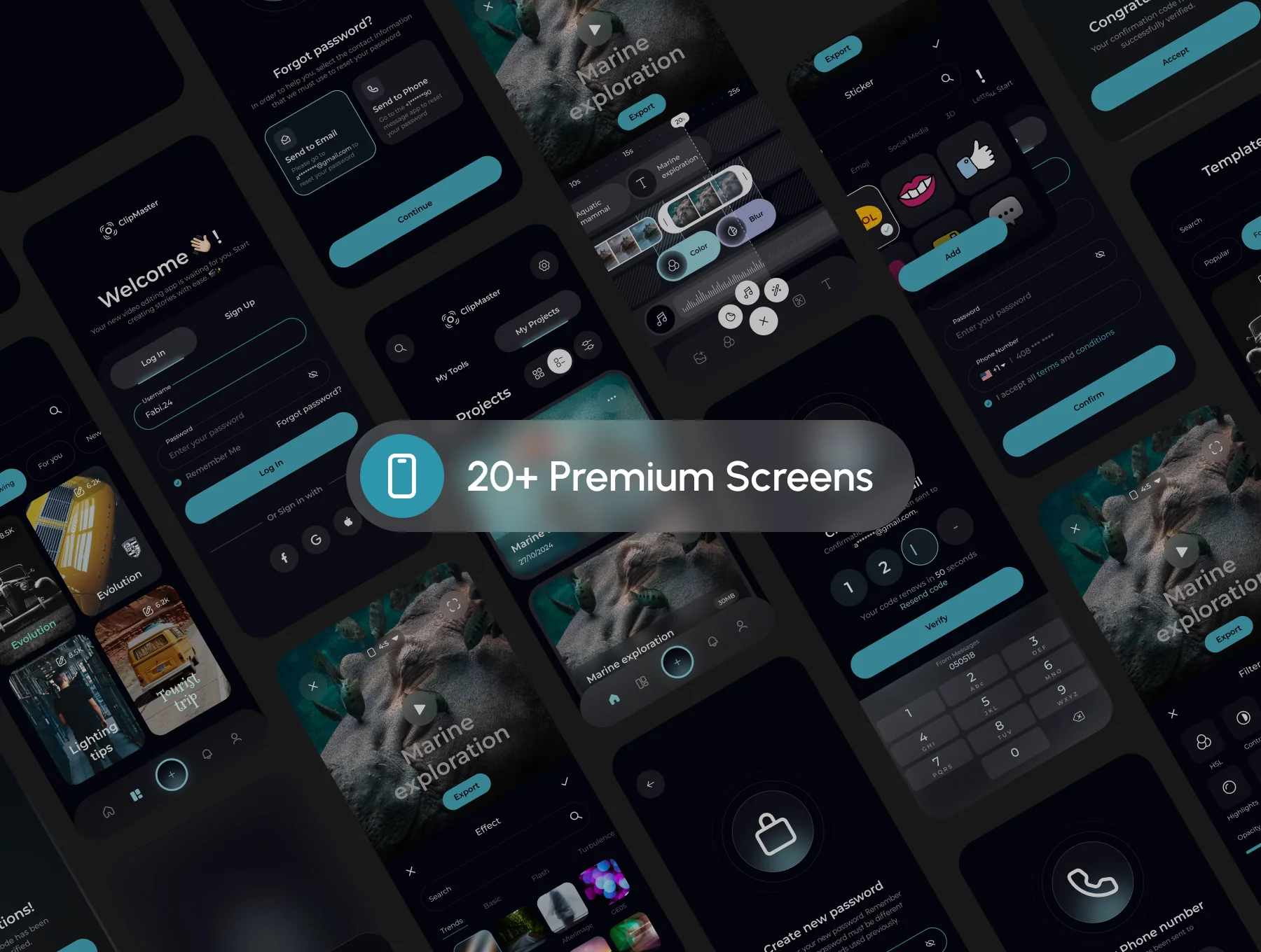 ClipMaster - Video editor App & Landing Page 6