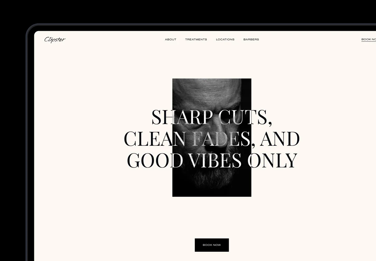 Clipster – Barbershop Website