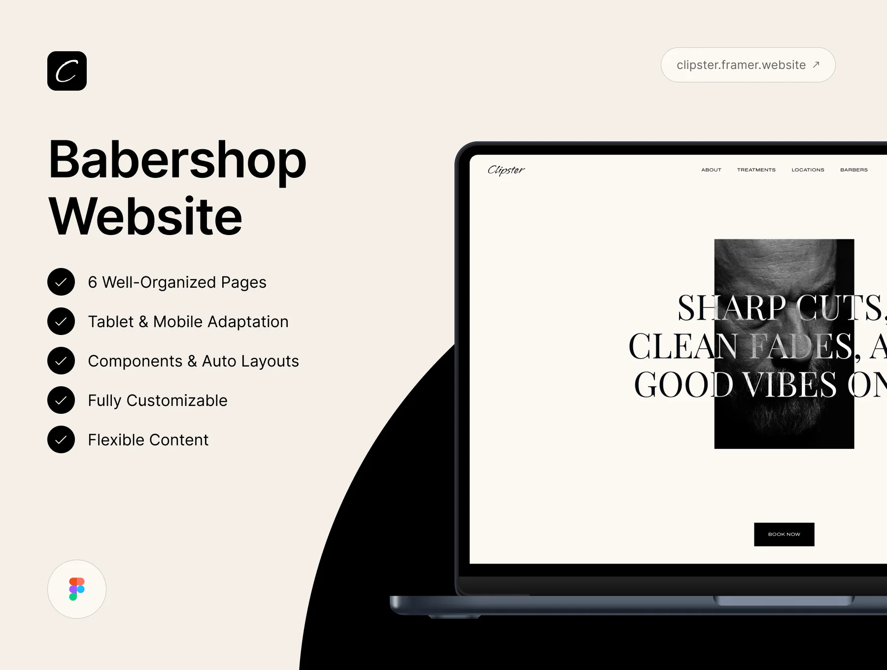 Clipster – Barbershop Website