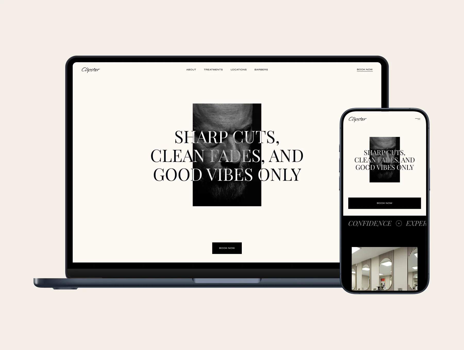 Clipster – Barbershop Website 6
