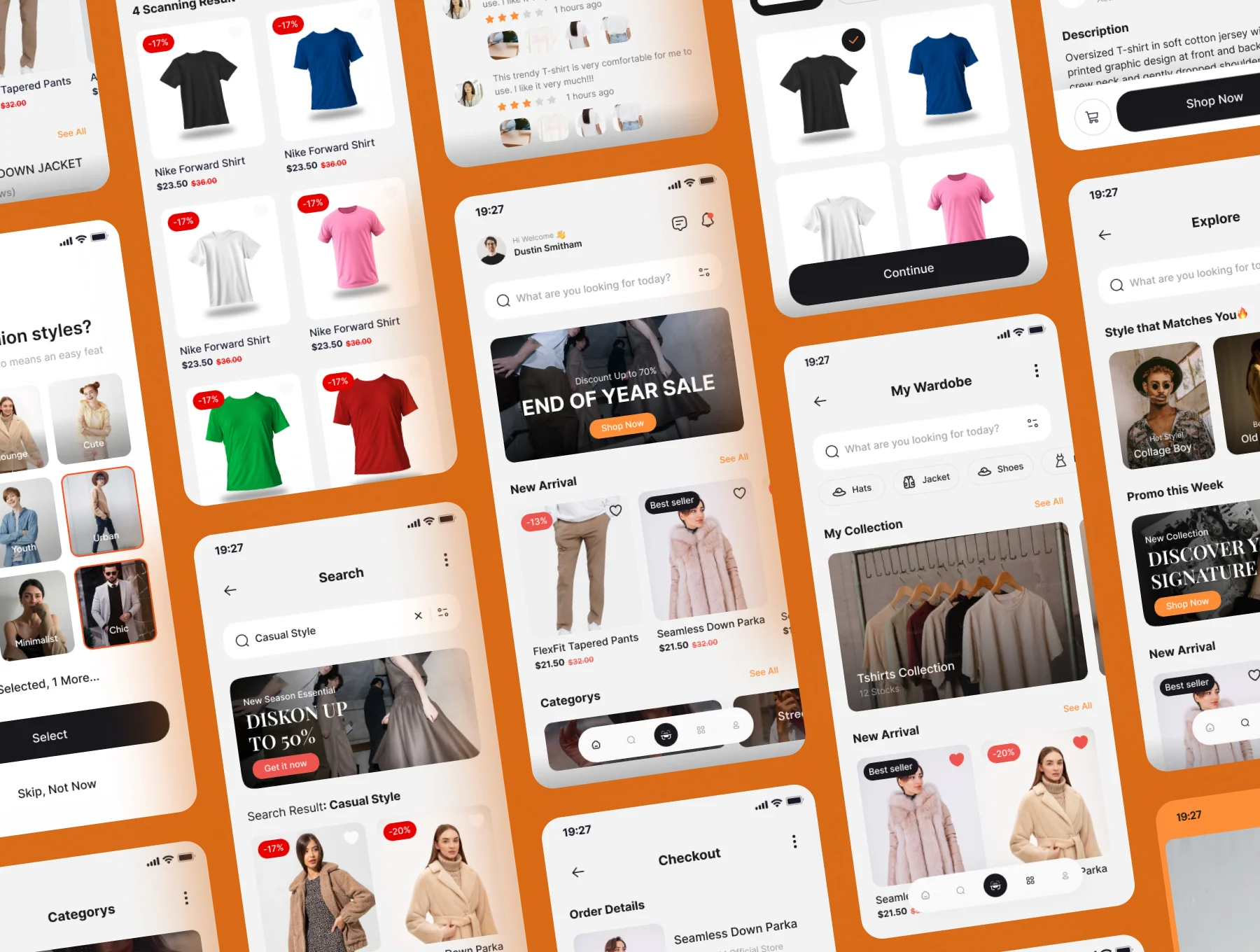 Clothiq - AI Fashion Shopping Mobile App UI Kits 5
