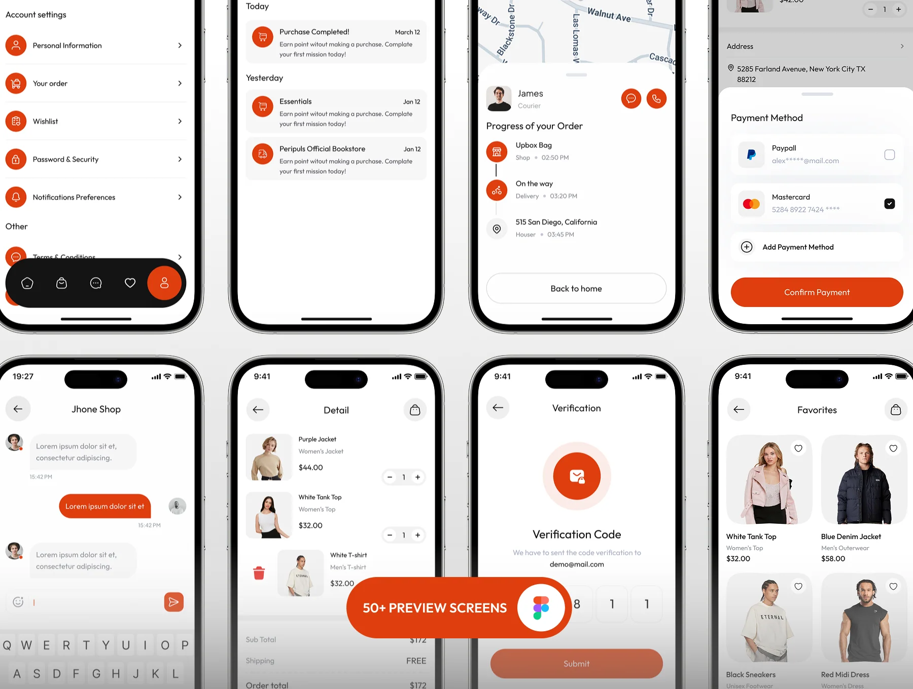 Clothy - Fashion Ecommerce Mobile App UI Kit 2